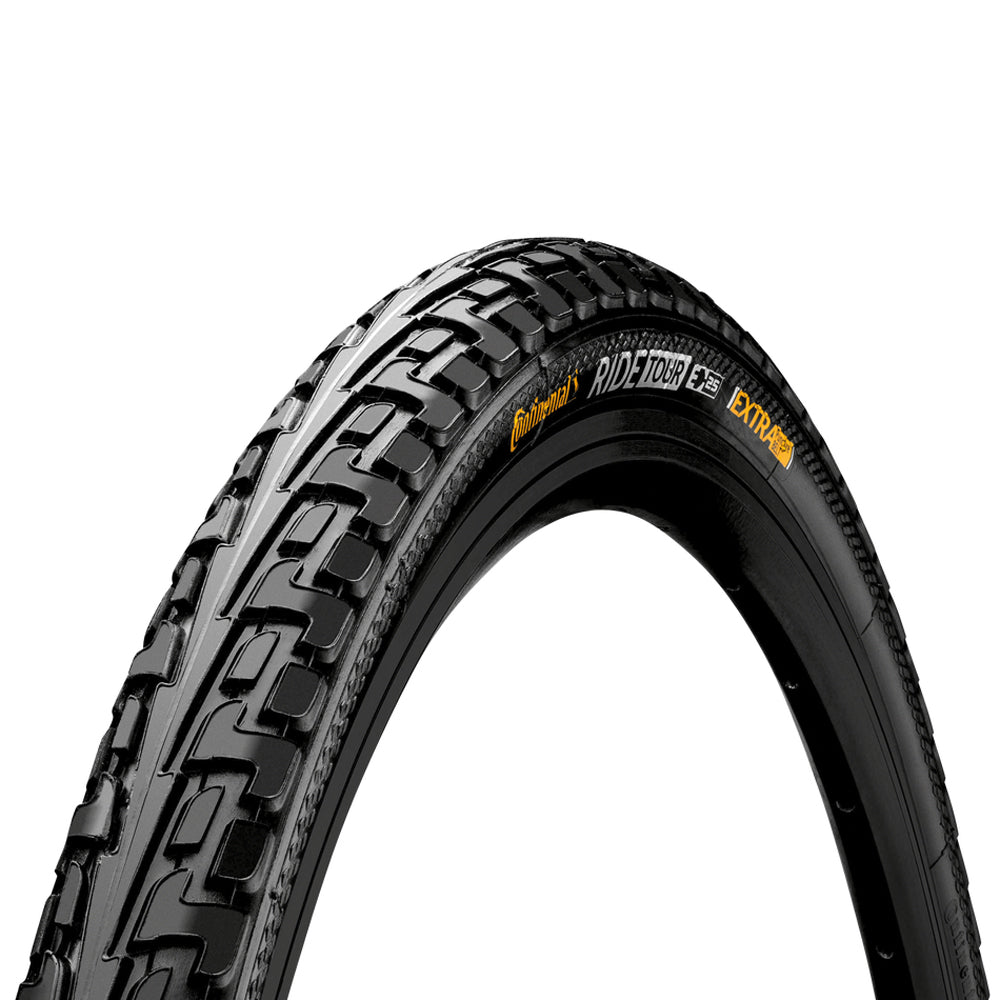 Continental Ride Tour Wire Bead Tyre 27 x 1 - 1 / 4" / 32-630 Black / White
