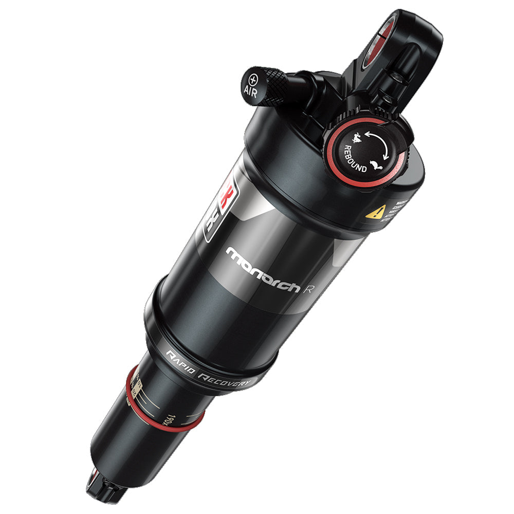 RockShox Rear Shock Monarch R (190mm x 51mm / 7.5" x 2.0") Tune - Medium Rebound / Medium Compression, Fast Black Body - (Service Kit and Stealth Decal) C3