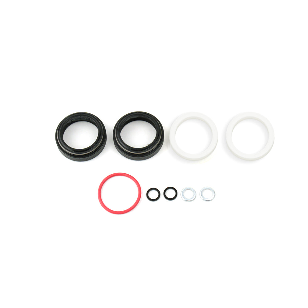 RockShox Fork Dust Wiper Upgrade Kit - 30mm Black Flangeless Low Friction Seals - (Includes Dust Wipers and 10mm Foam Rings) - Judy Silver / Judy Gold (Boost Forks) / Rudy