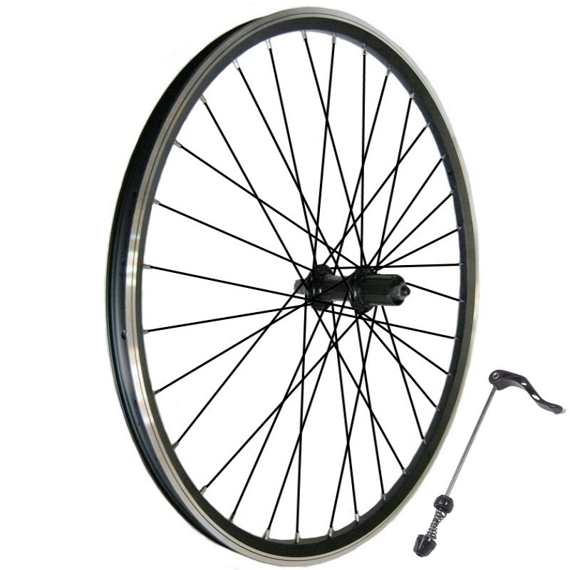 Rear QR Alloy 8/9 Speed Cassette Wheel Black