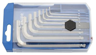 Set of Ball End Hexagon Wrenches, In A Plastic Box