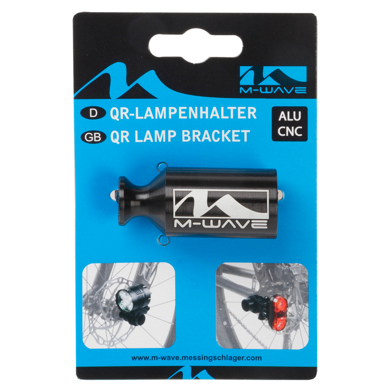 M-Wave Quick Release Skewer Light Mounting Bracket - Packaging