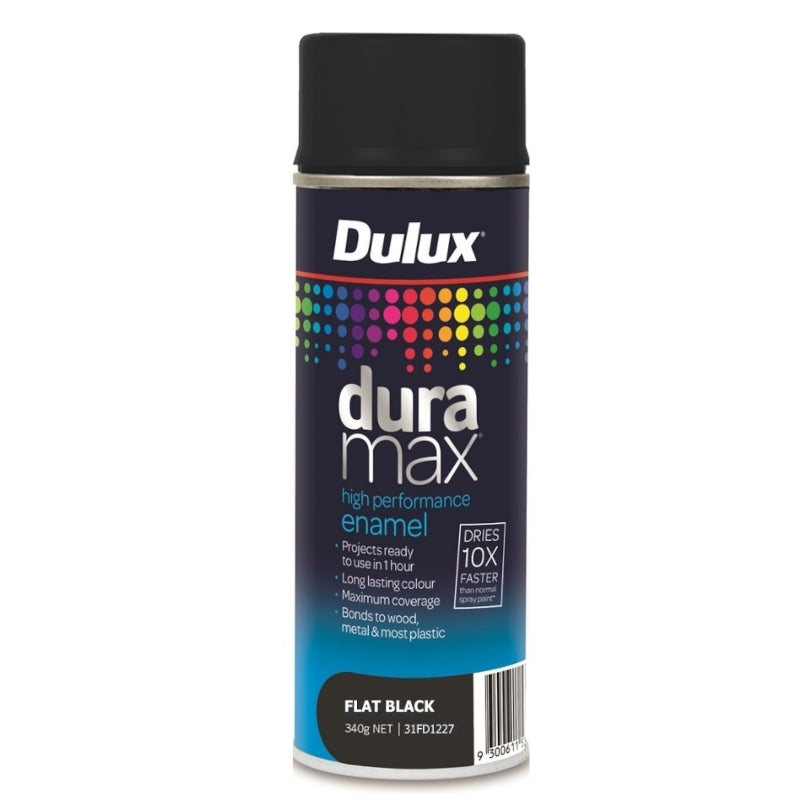 Dulux Duramax Flat Black Enamel