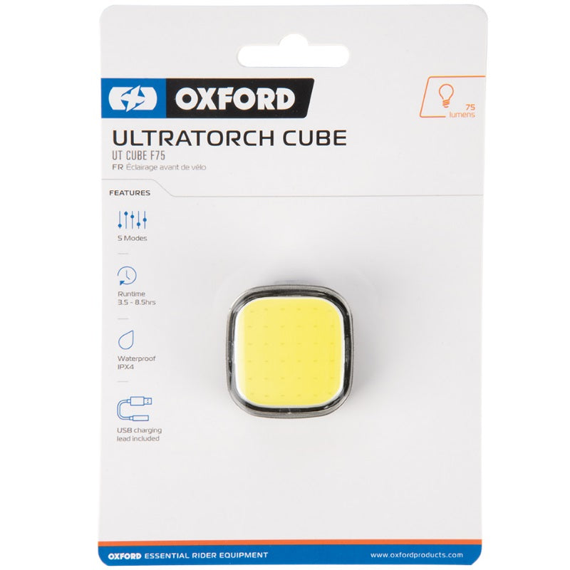 Oxford UltraTorch Cube F75 Front Light - Packaging