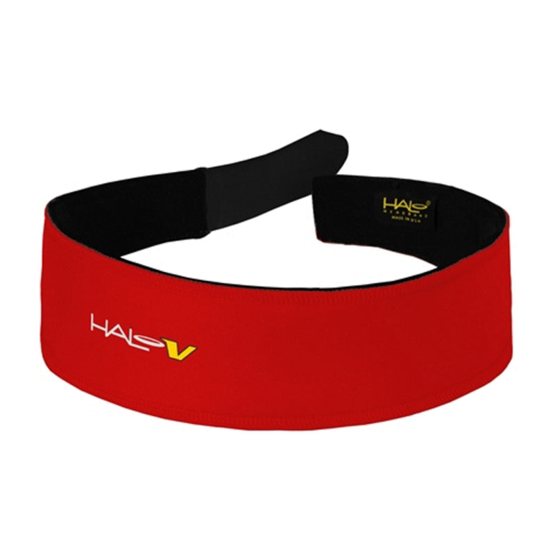 Halo V Headband Velcro Red