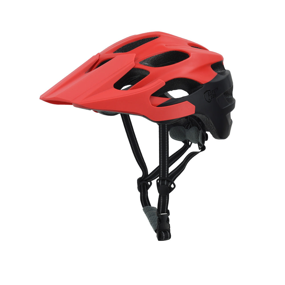 Safety Labs Vox with LED Light - Matt Black Red