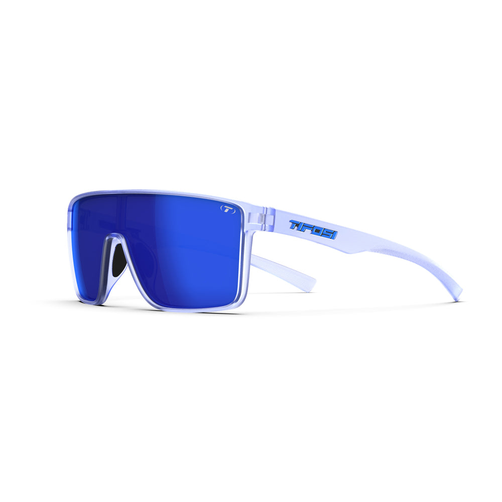 Tifosi Sanctum Sunglasses Ice Blue with Cobalt Blue Mirror Lens
