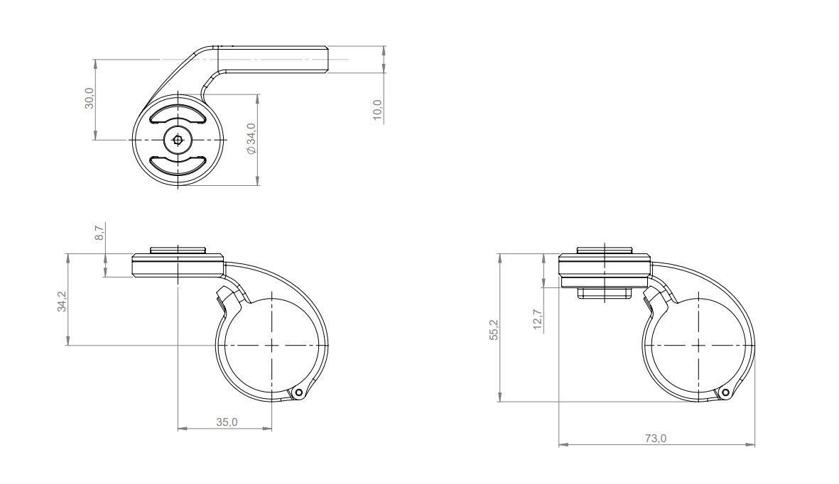 53246 Handlebar Mount MTB Pro