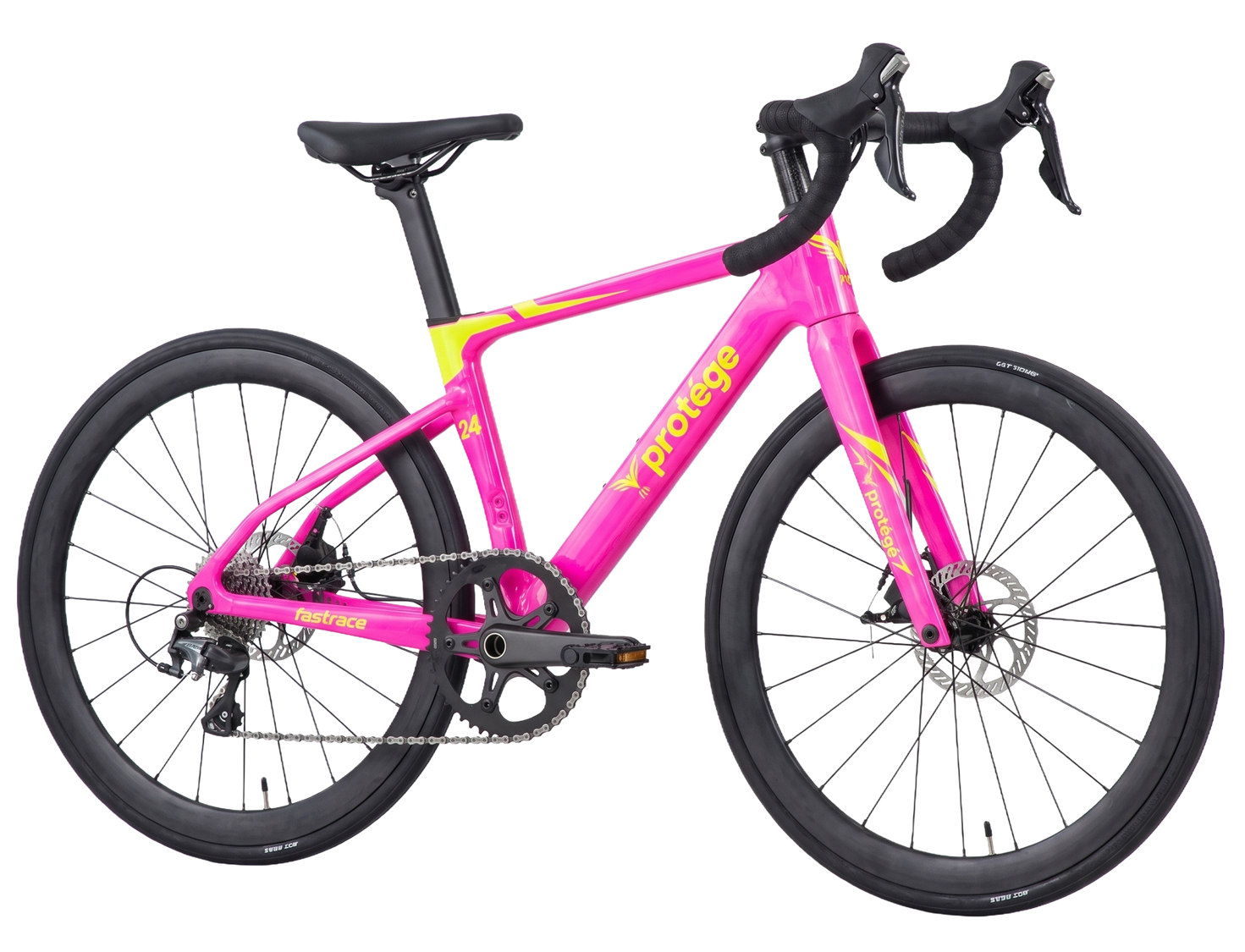 Protege Fastrace 24 Kids Road Bike - Pink-Green_1
