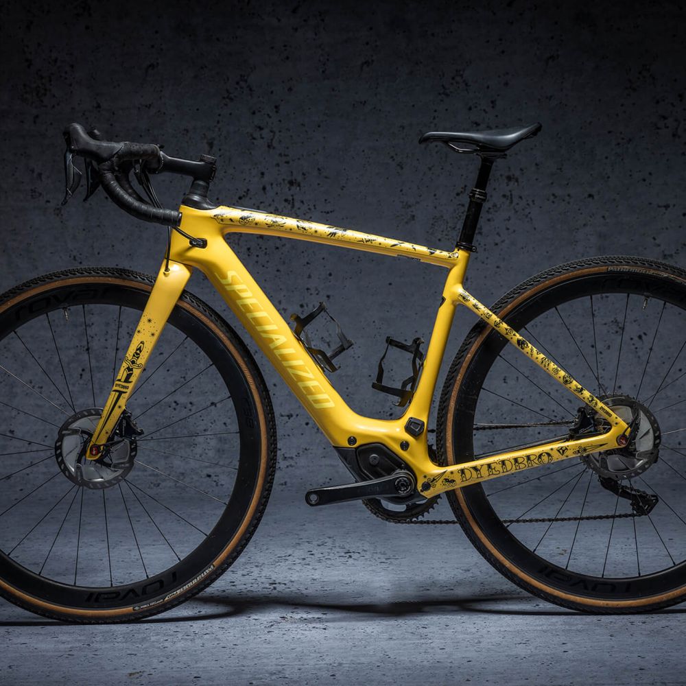 Dyedbro Drop Bar Frame Protection Old School Tattoo