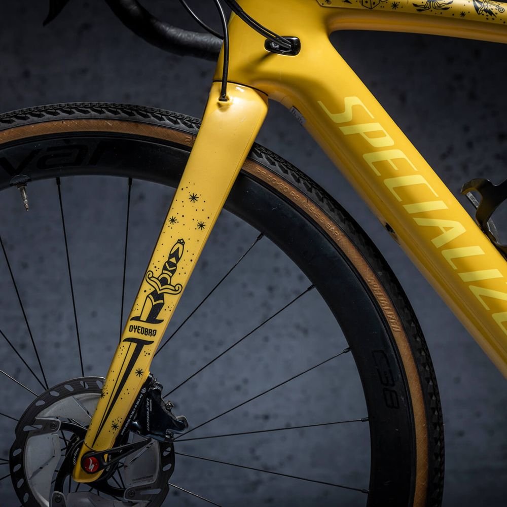 Dyedbro Drop Bar Frame Protection Old School Tattoo