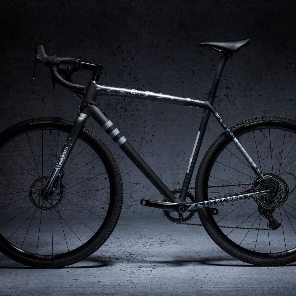 Dyedbro Drop Bar Frame Protection Old School Tattoo