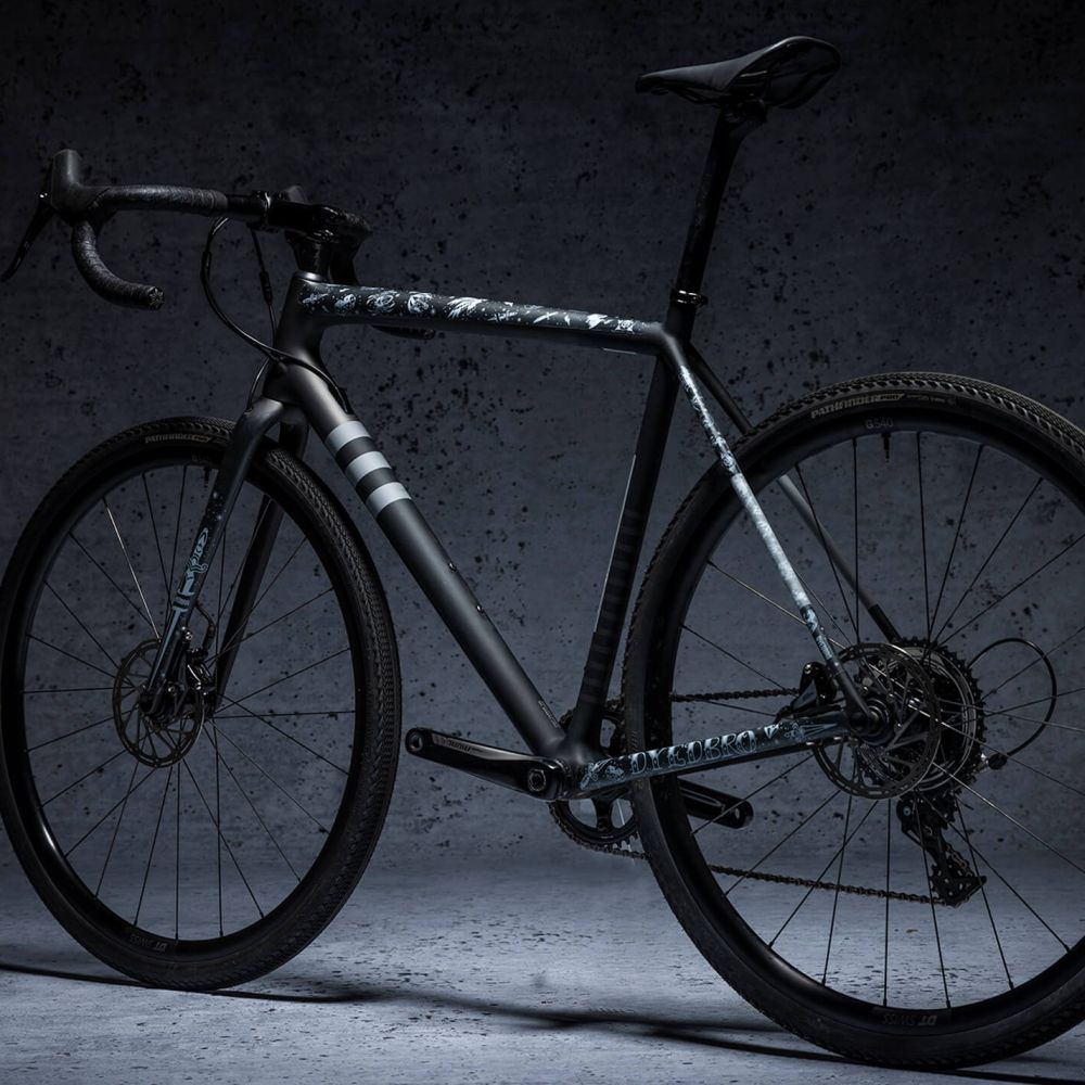 Dyedbro Drop Bar Frame Protection Old School Tattoo