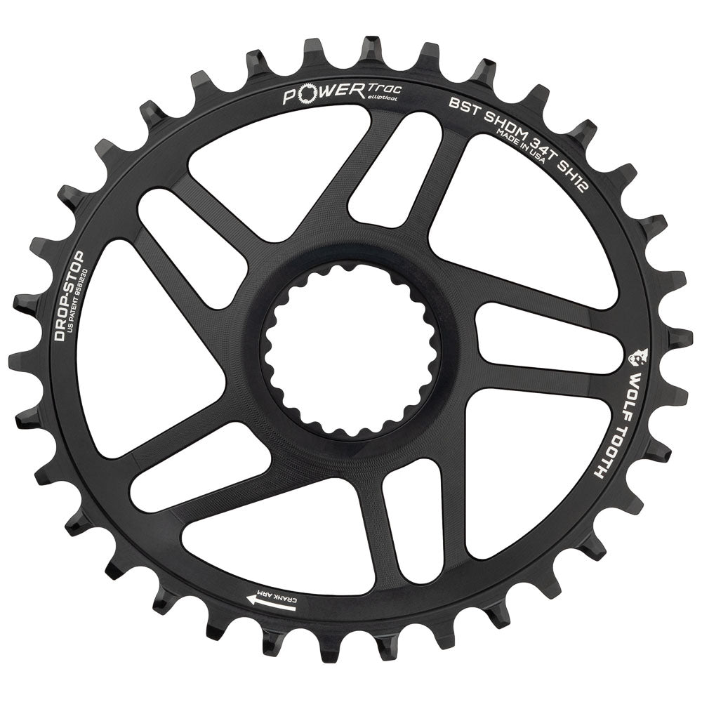 Shimano Dm Oval Drop Stop Chainring Boost Shimano Hg+