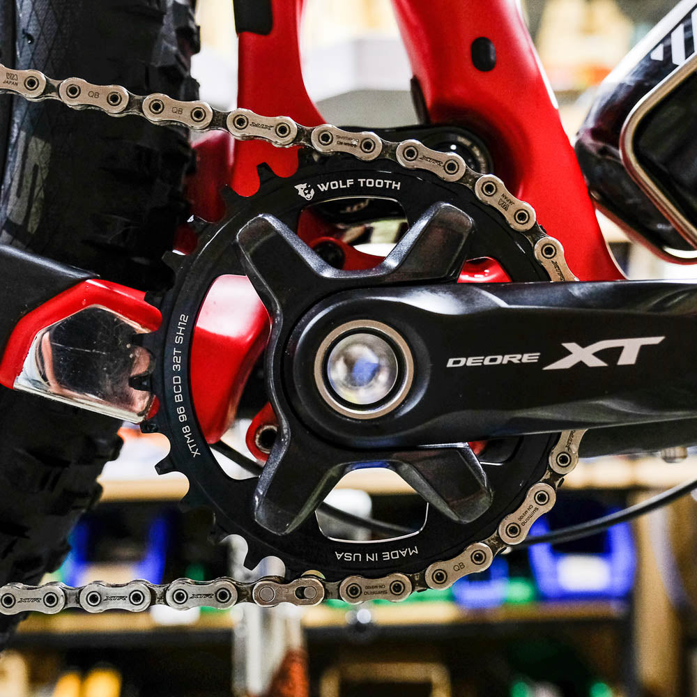 96 Bcd Xt M8000 Drop Stop Chainring Shimano Hg+