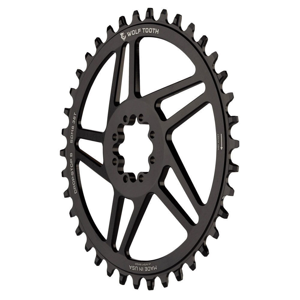 SRAM 8-BOLT ROAD/GRAVEL DM DROP-STOP CHAINRING