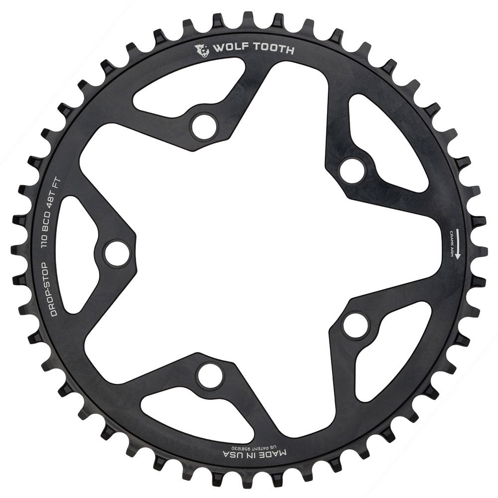 110 X 5 Bcd Gravel / Cx / Road Drop Stop Chainrings
