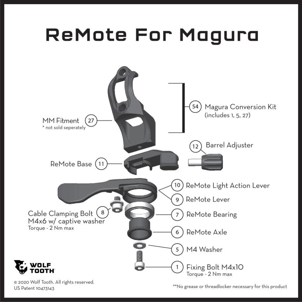 REMOTE REPLACEMENT PARTS