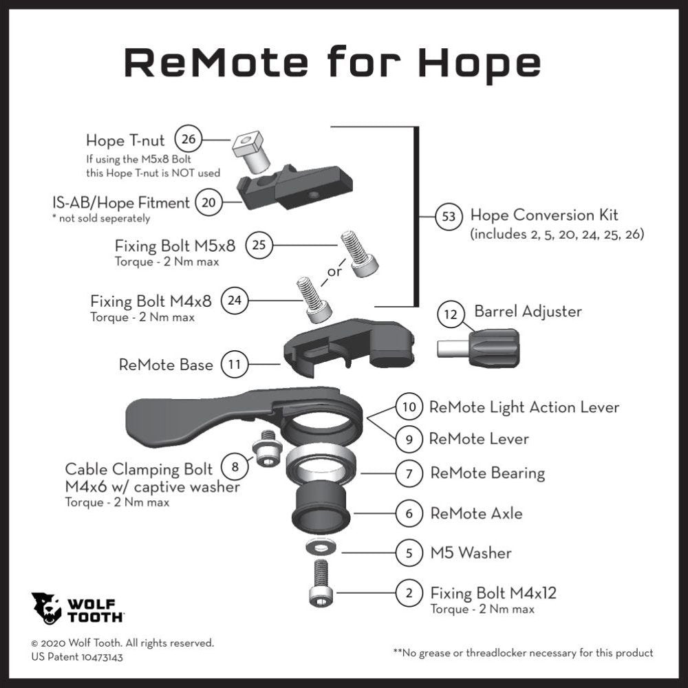 REMOTE REPLACEMENT PARTS