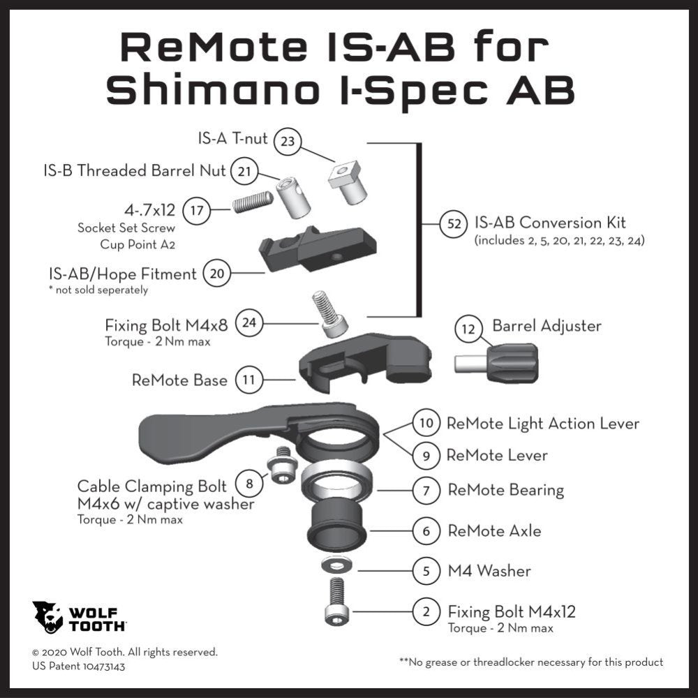 REMOTE REPLACEMENT PARTS