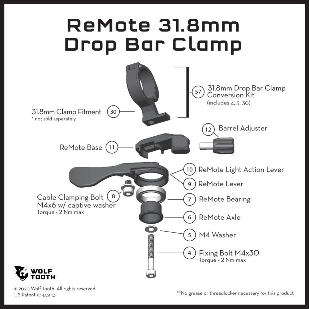 REMOTE REPLACEMENT PARTS
