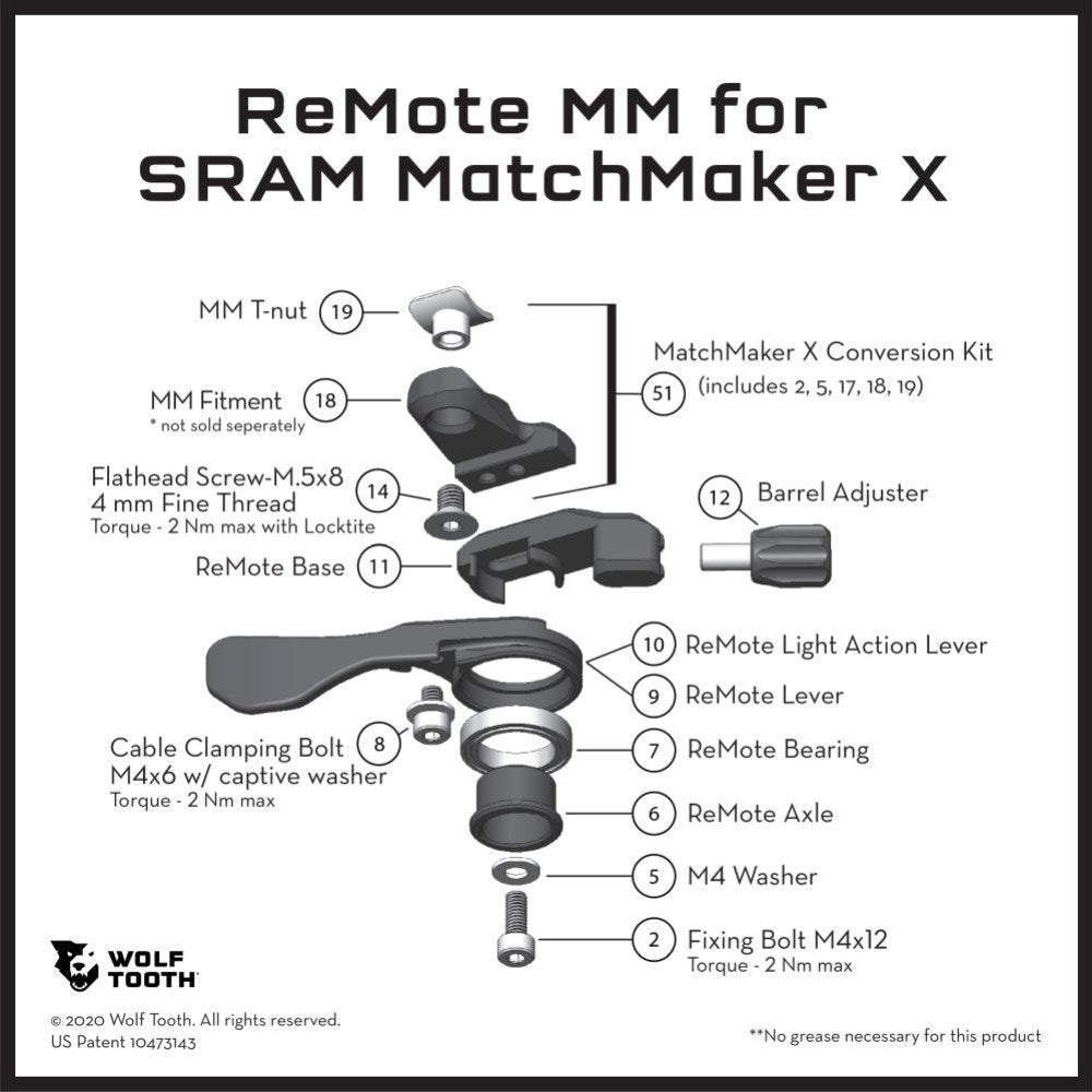 REMOTE REPLACEMENT PARTS
