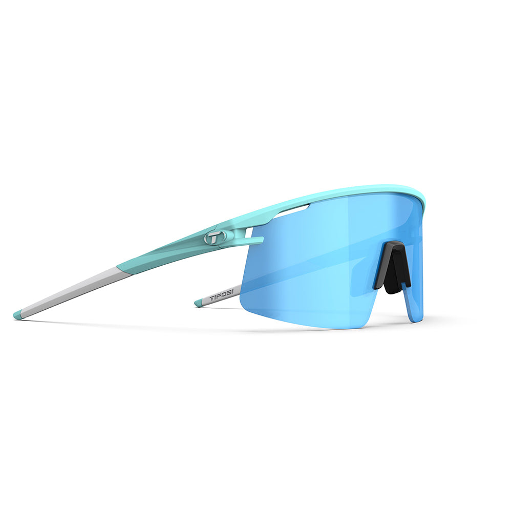 Tifosi Moab Lite Sunglasses Glacier Blue with Clarion Blue AC Red and Clear Lens

