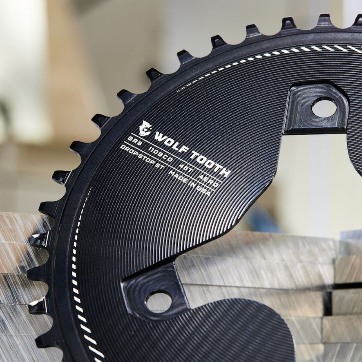Shimano Grx Aero 1 X Drop Stop St Chainring 110 X 4 Bcd Shimano Hg+