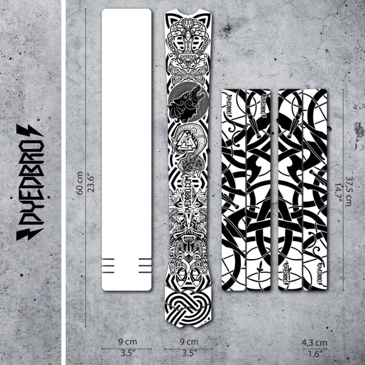 Dyedbro Mtb Frame Protection Viking Matte