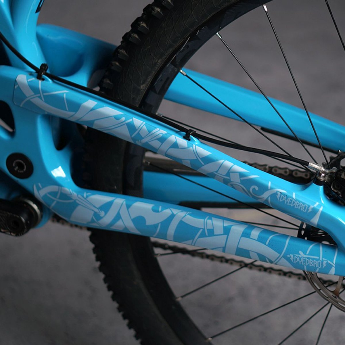 Dyedbro Mtb Frame Protection Viking Matte