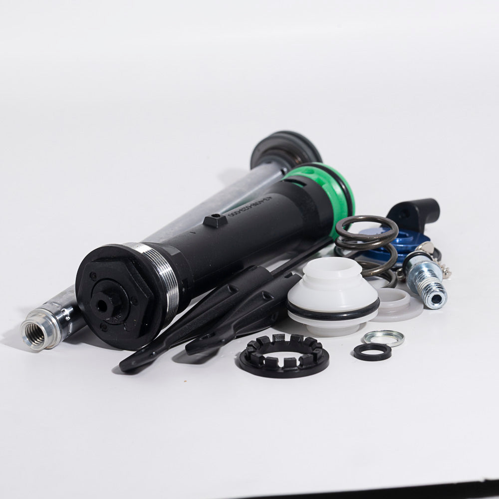 RockShox Fork Damper Assembly - Crown Turn key 27.5", 80mm - 100mm (Includes Right Side Internals) - XC30 A1 - A3 / 30 Silver A1