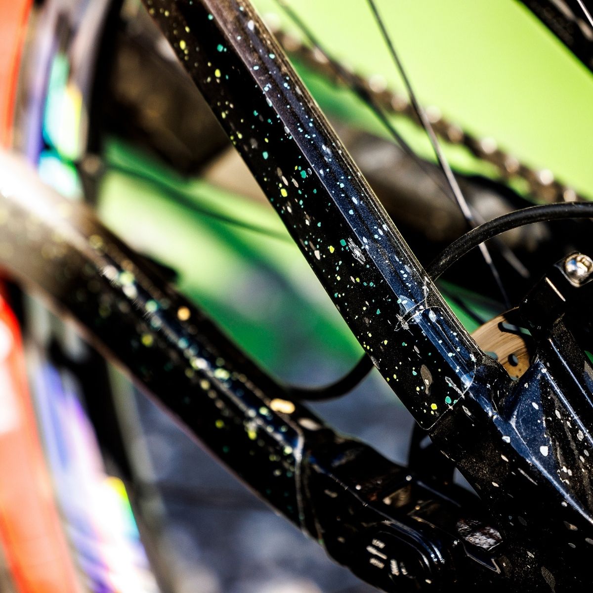 Dyedbro Mtb Frame Protection Speckled