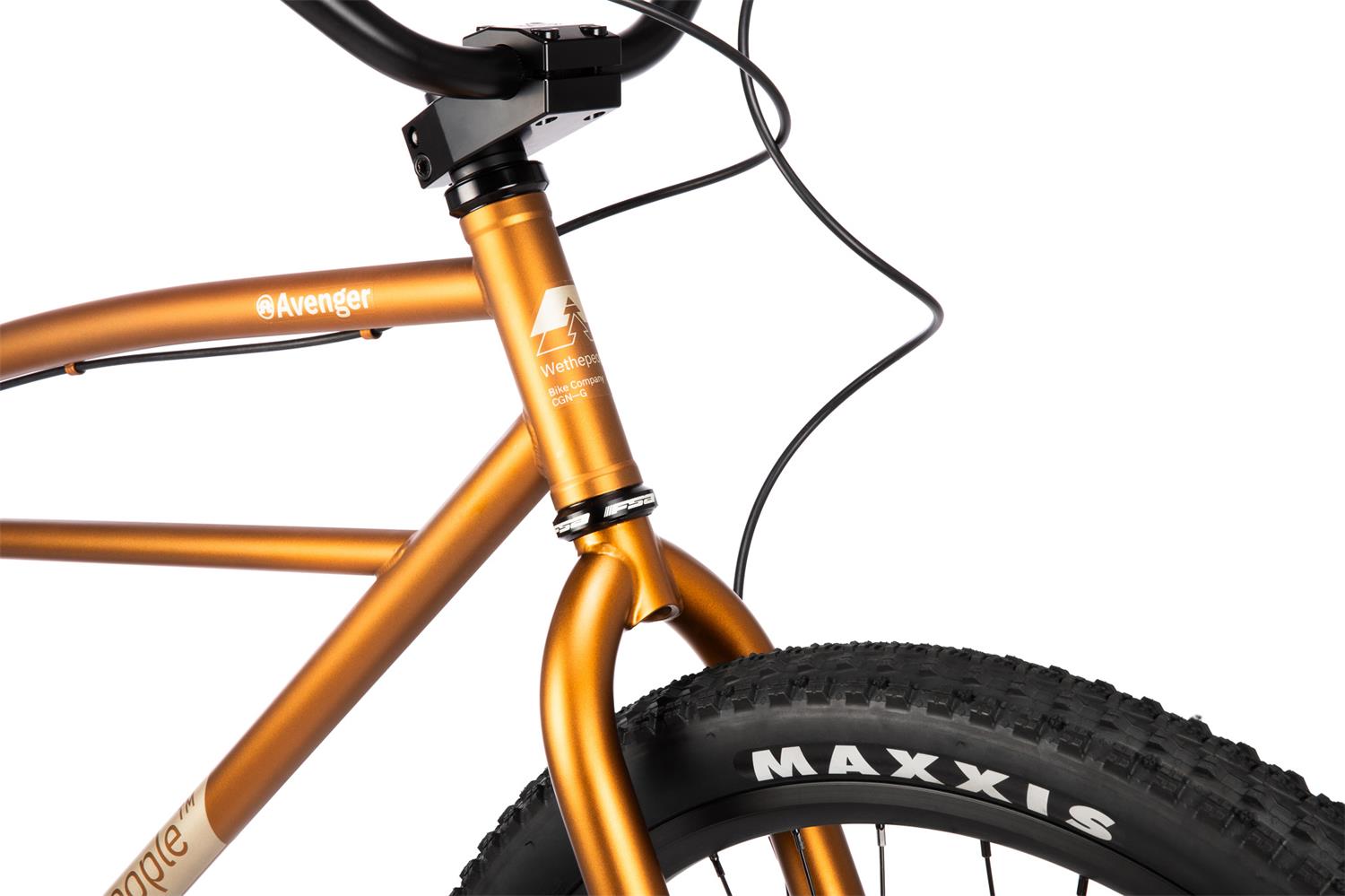 WeThePeople Avenger chromoly head tube and FSA headset