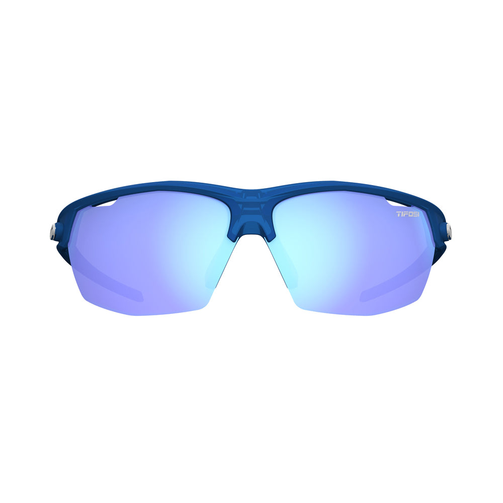 Tifosi Navar Sunglasses Midnight Vapor with Sky Blue Mirror Lens
