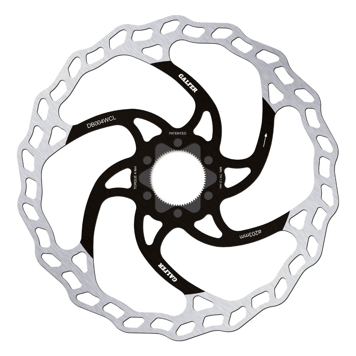 Galfer Mtb Wave Disc Rotor Centerlock