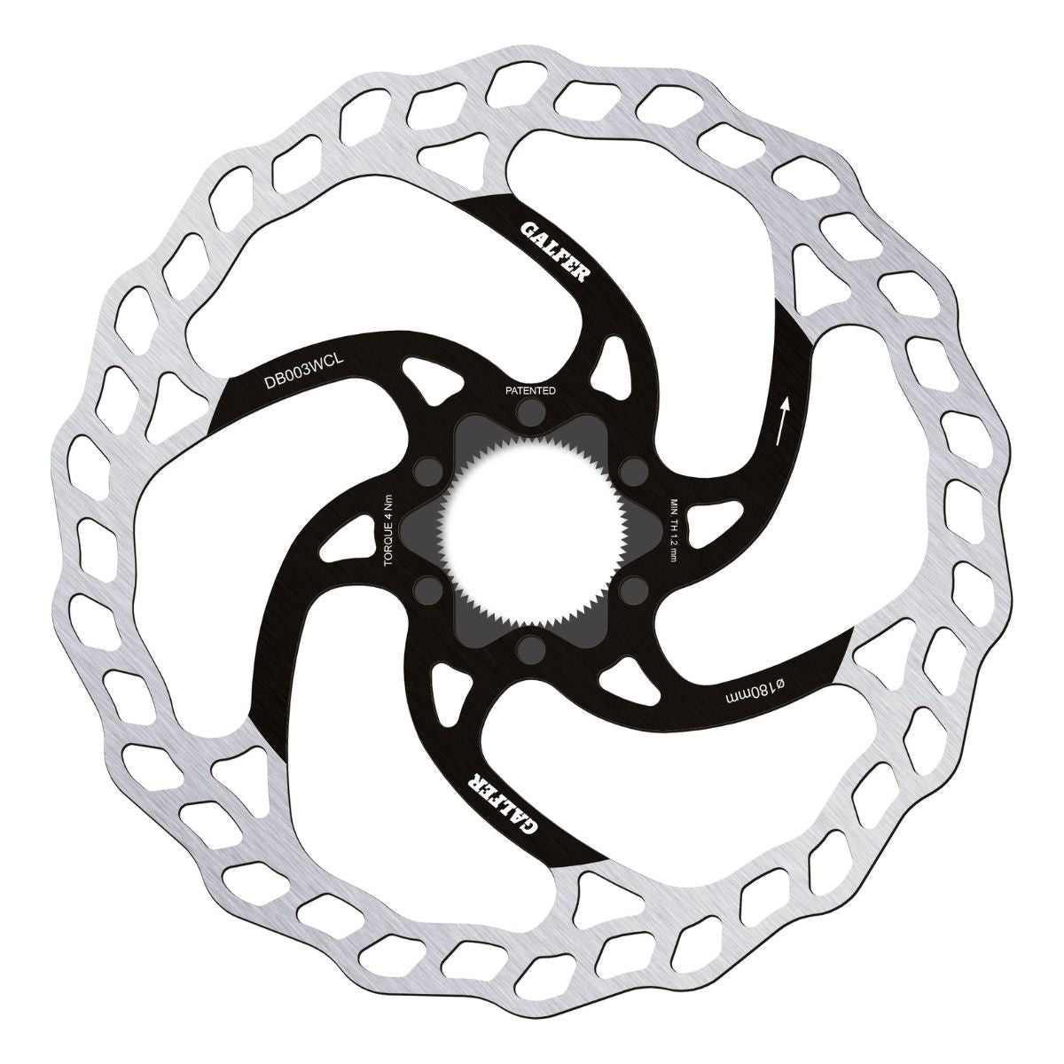 Galfer Mtb Wave Disc Rotor Centerlock