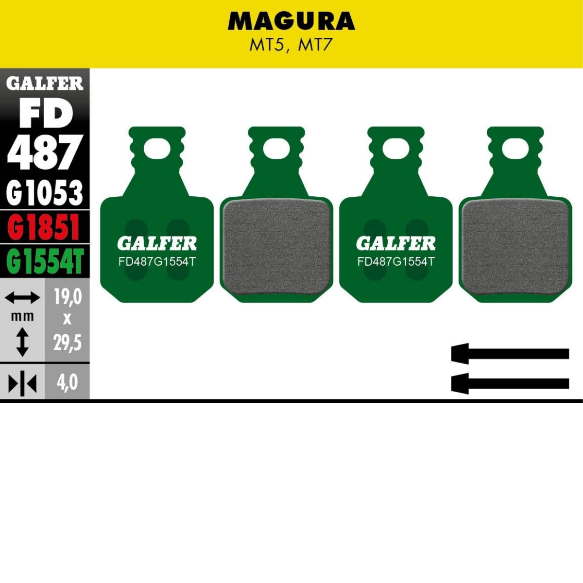 Galfer Brake Pads Magura Marta Mt5 Mt7