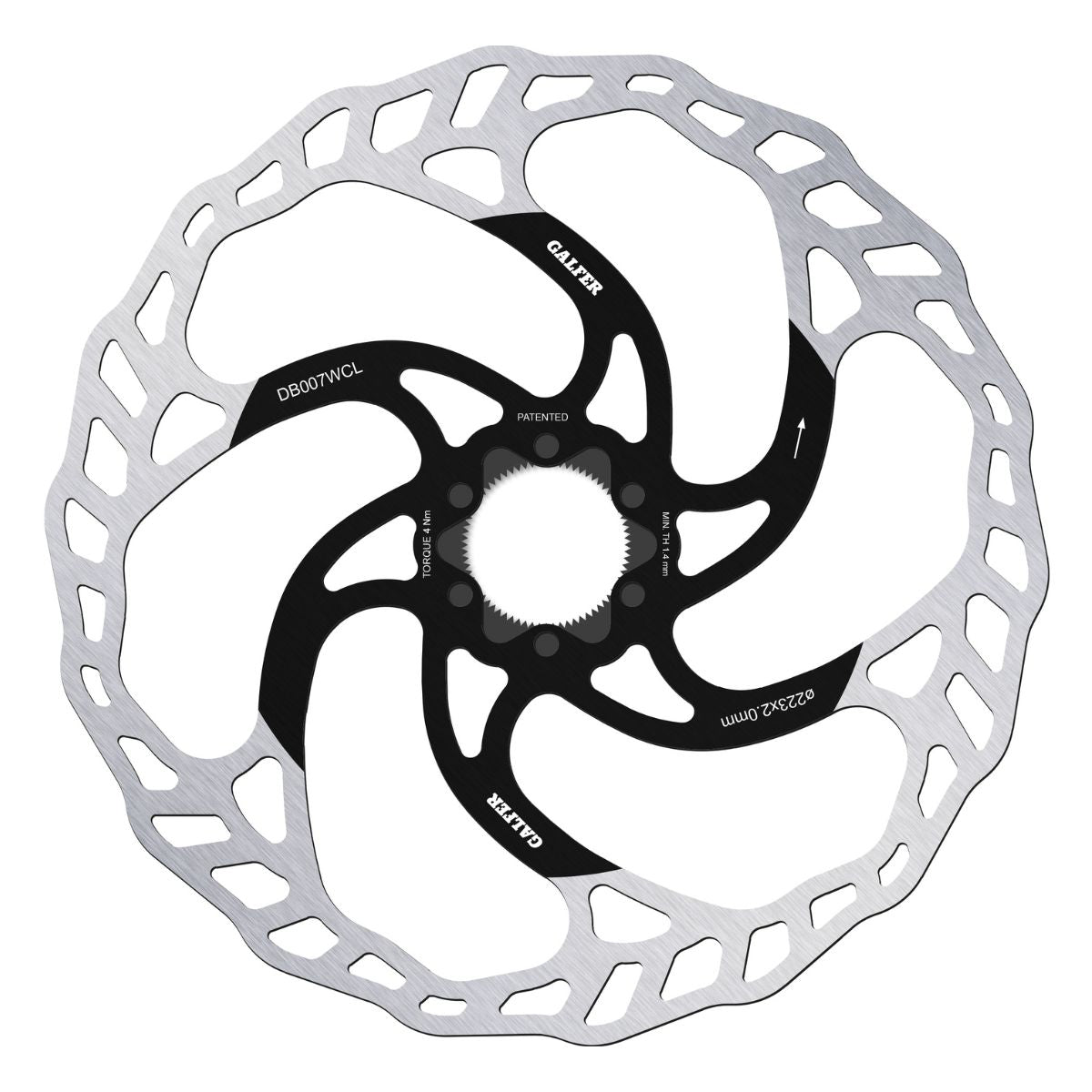 Galfer Mtb Wave Disc Rotor Centerlock 2 Mm