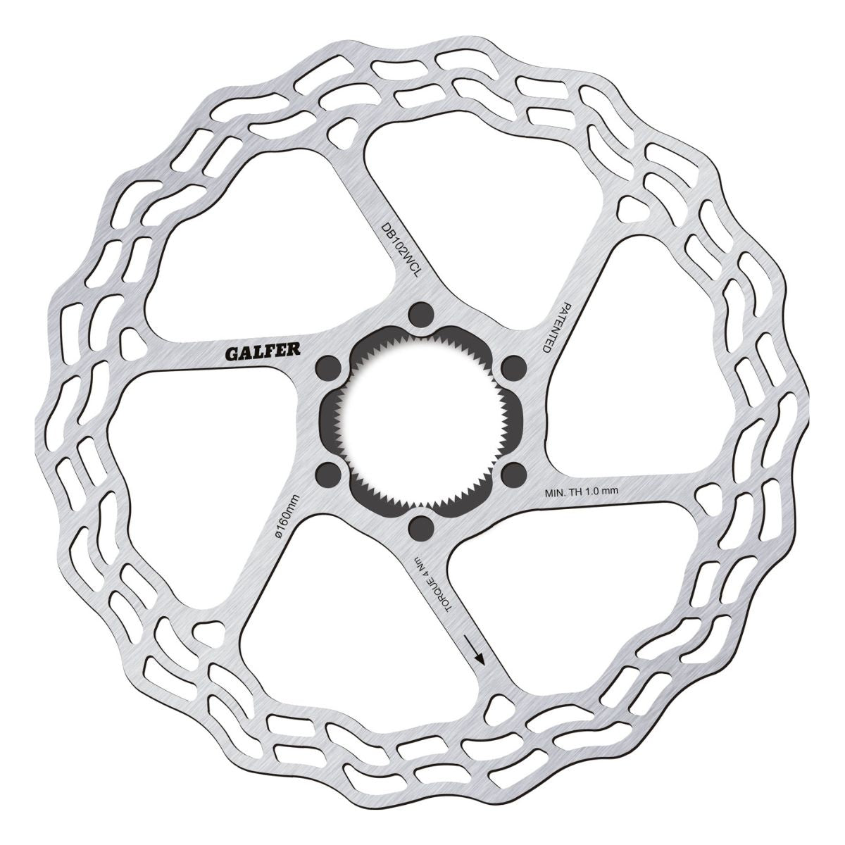Galfer Road Wave Disc Rotor Centerlock