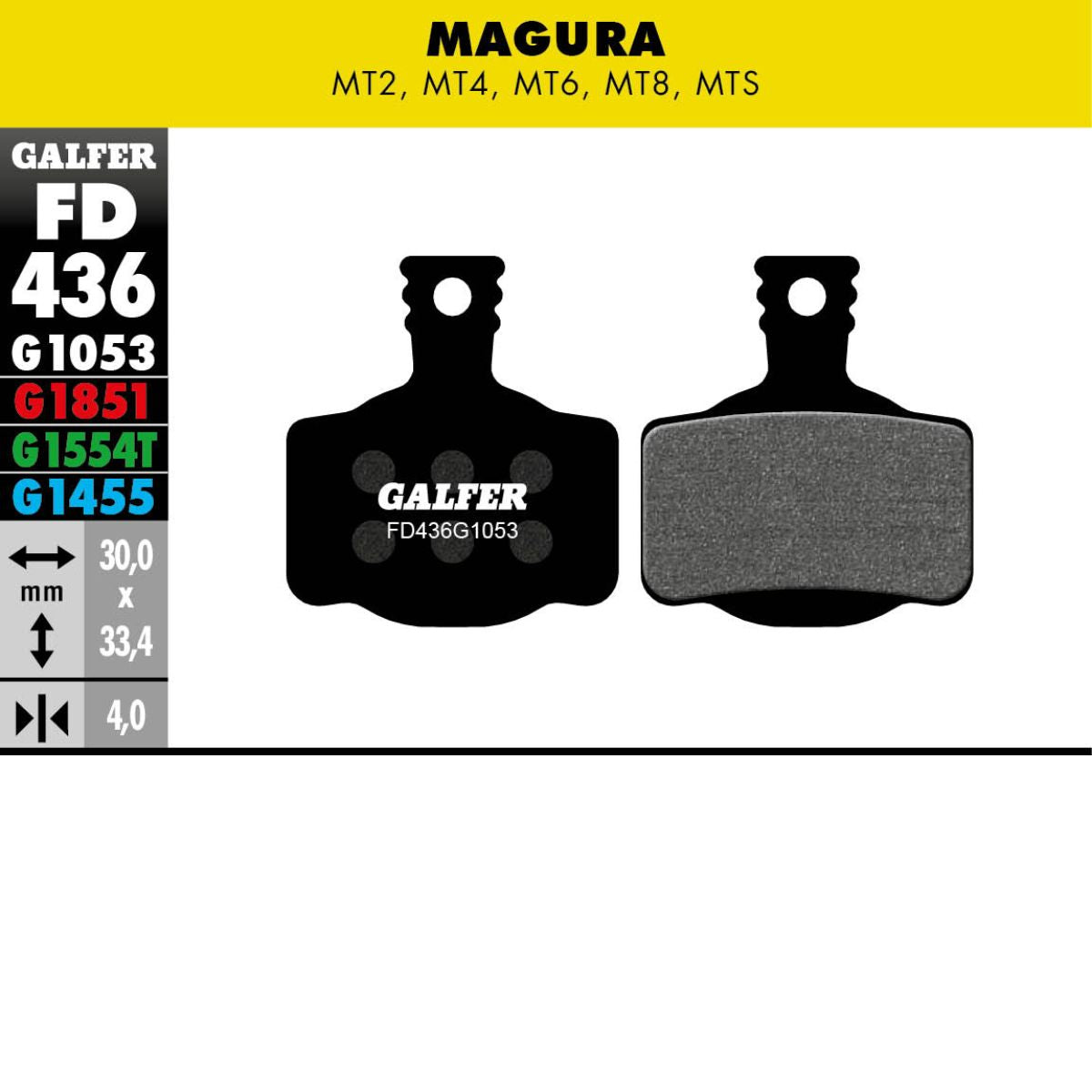 Galfer Brake Pads Magura Mt2 4 6 8