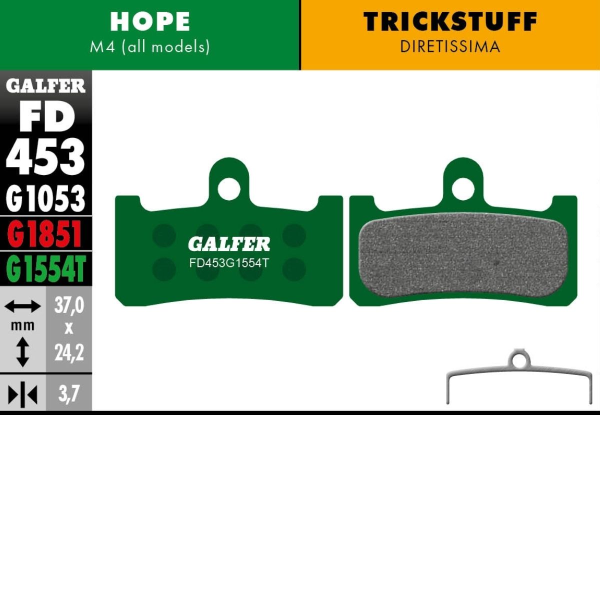 Galfer Brake Pads Hope M4