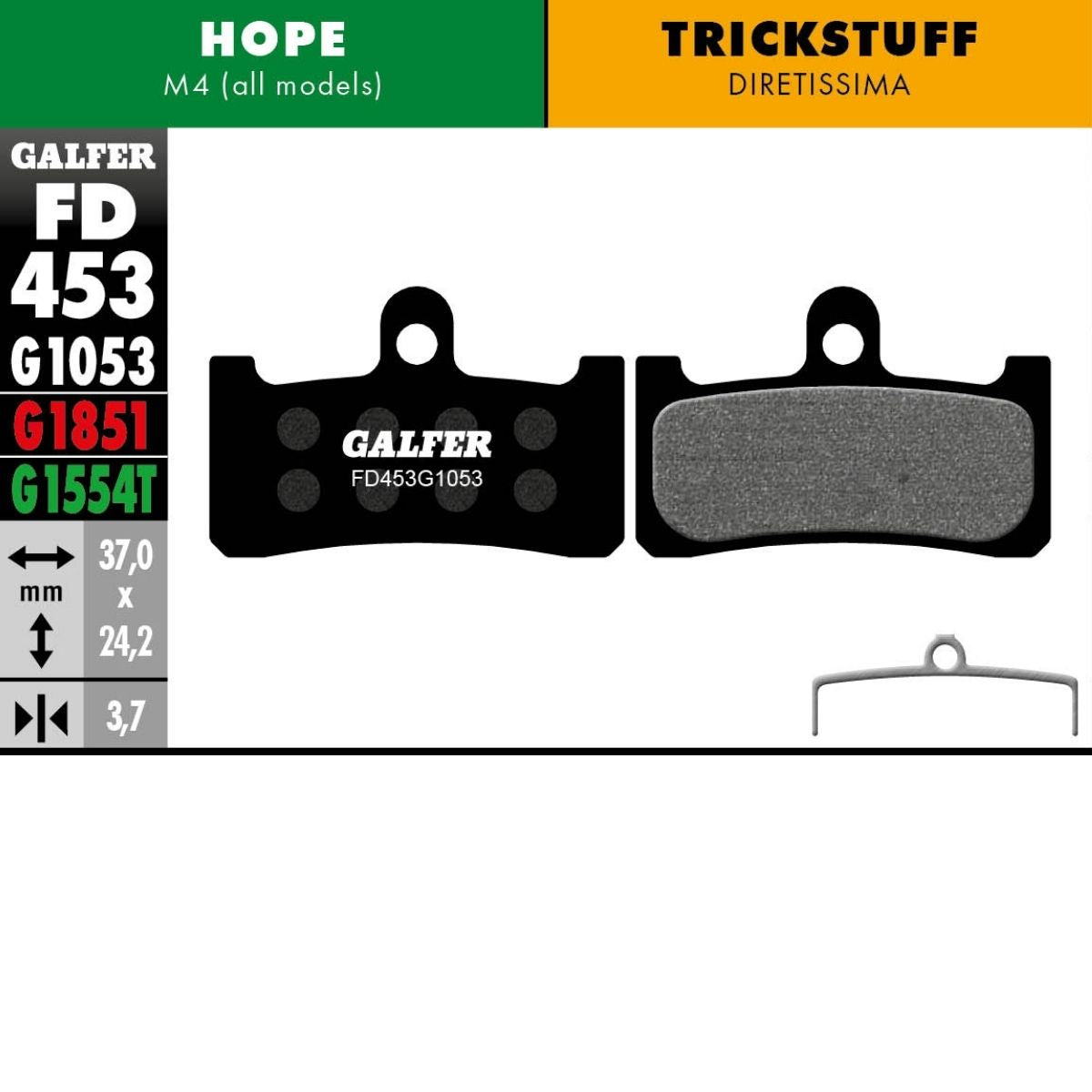Galfer Brake Pads Hope M4