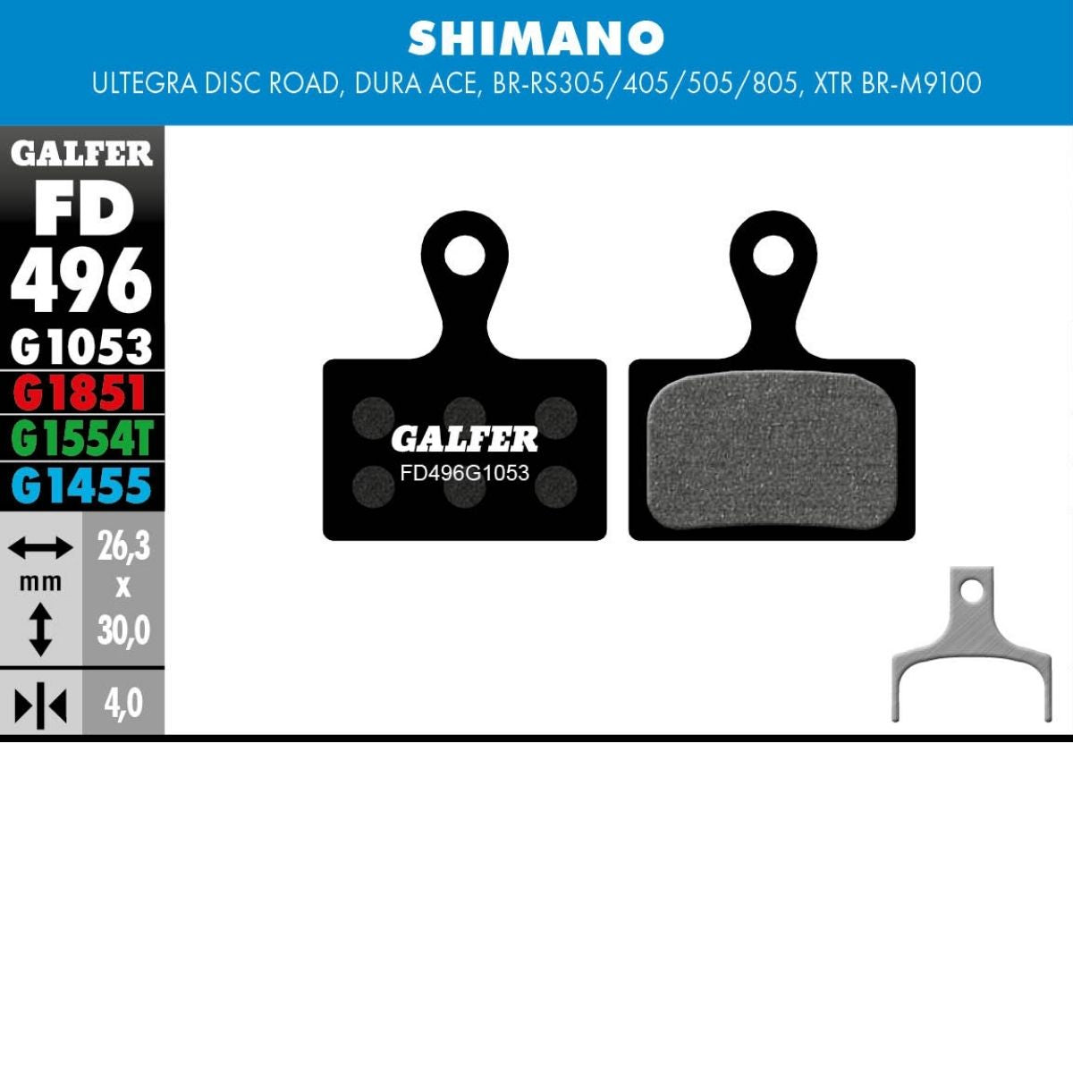 Galfer Brake Pads Shimano Road