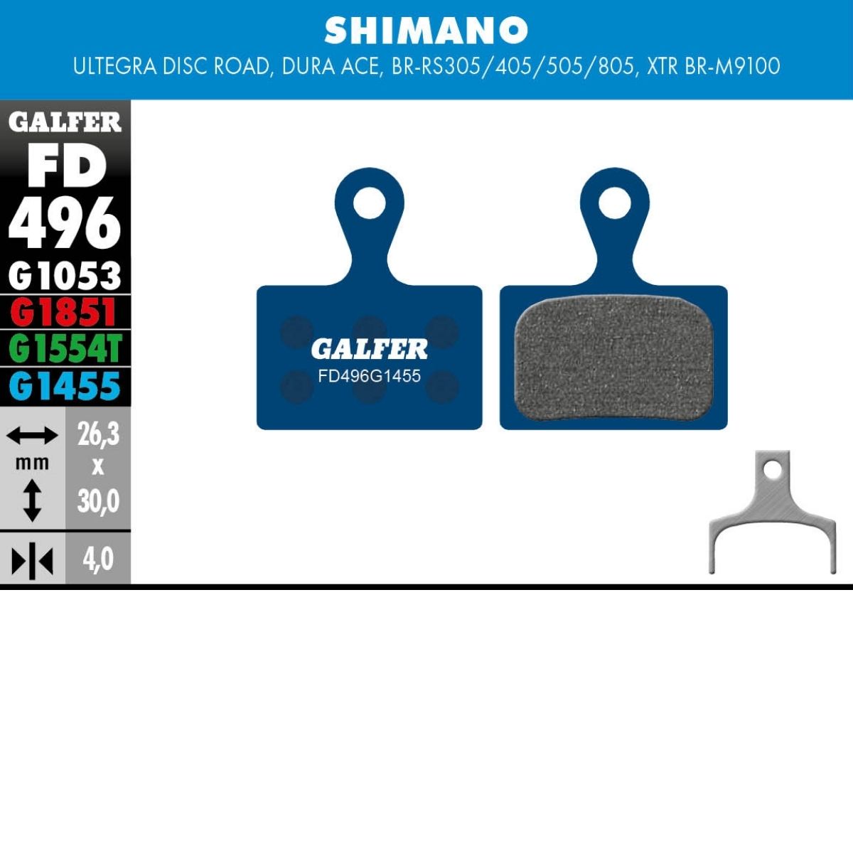 Galfer Brake Pads Shimano Road