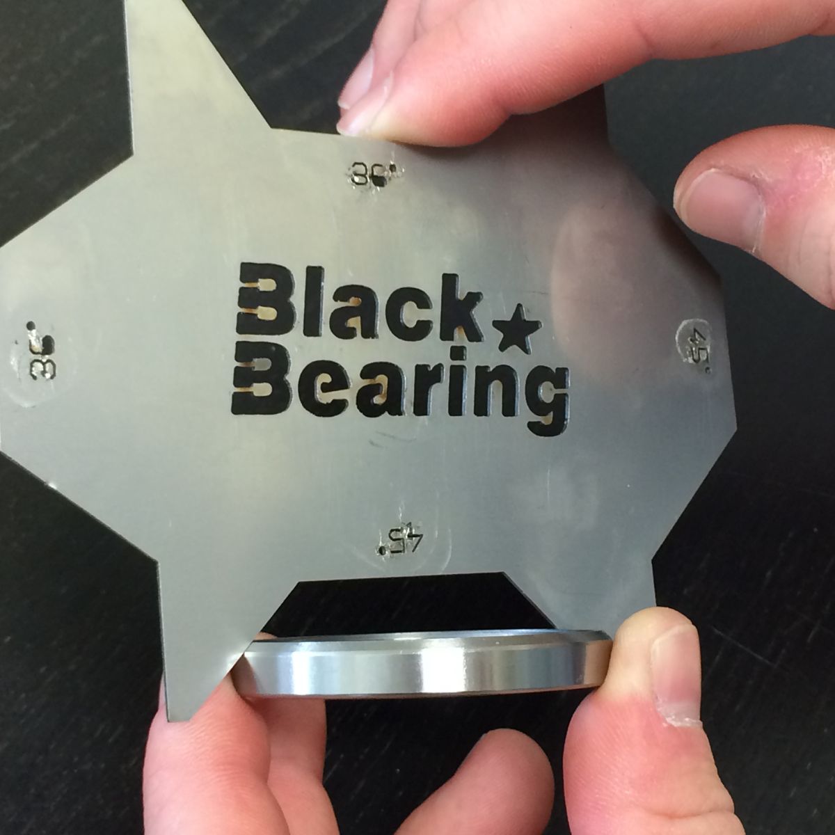 Black Bearing Headset Bearing Measurement Tool