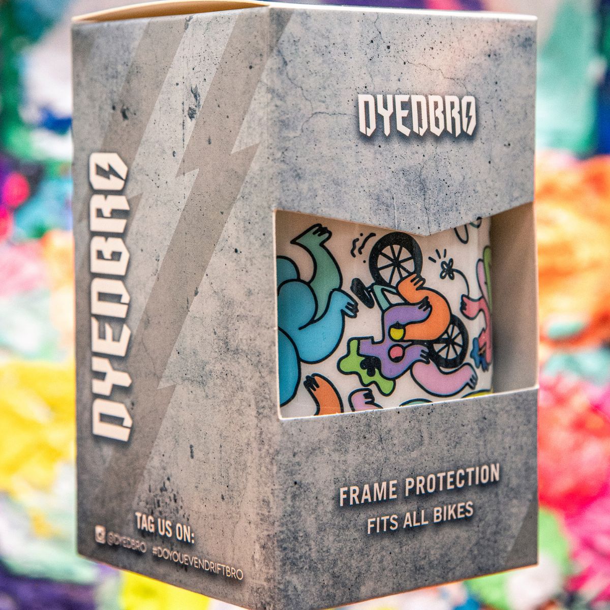 Dyedbro Mtb Frame Protection Artist Series Kiko Clj