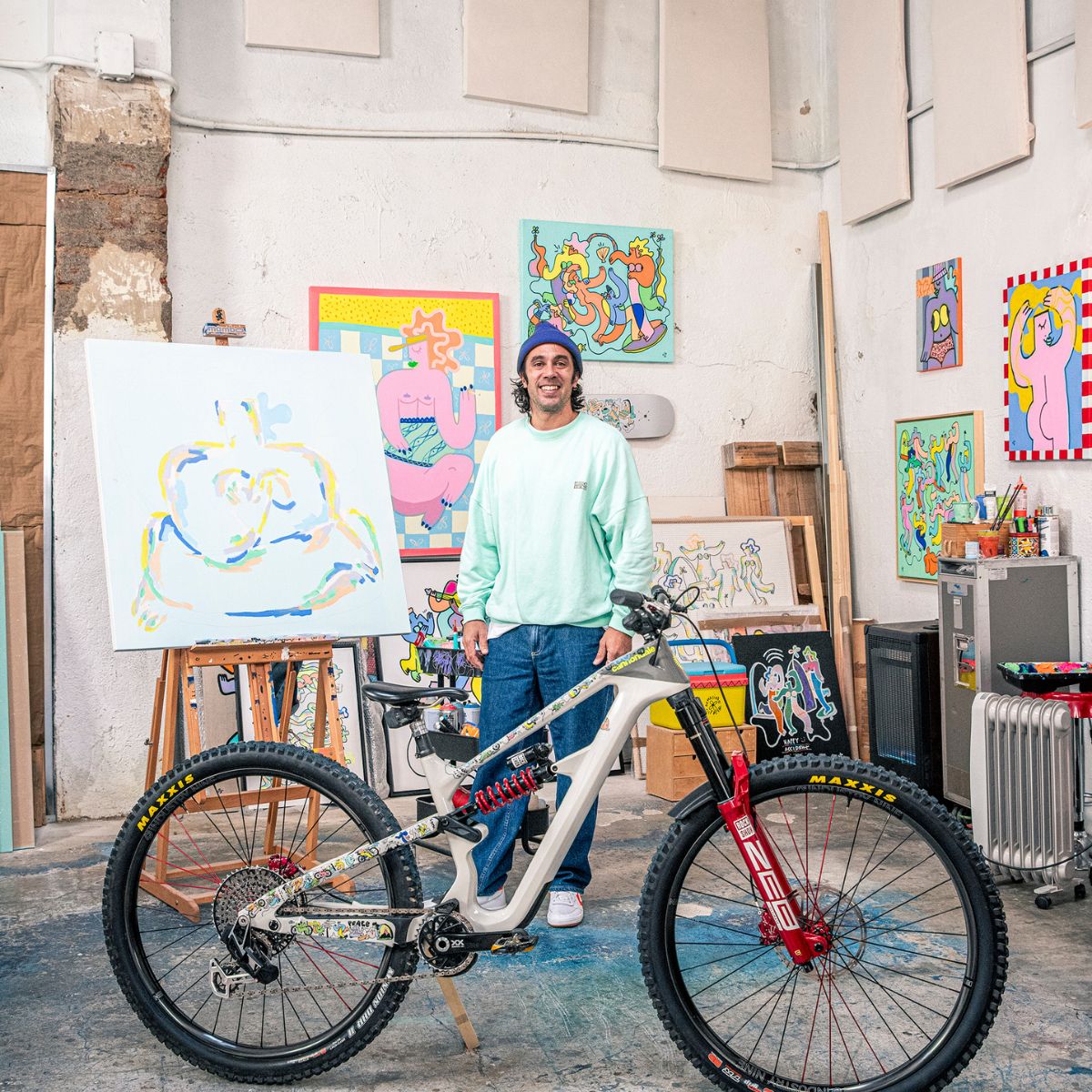 Dyedbro Mtb Frame Protection Artist Series Kiko Clj