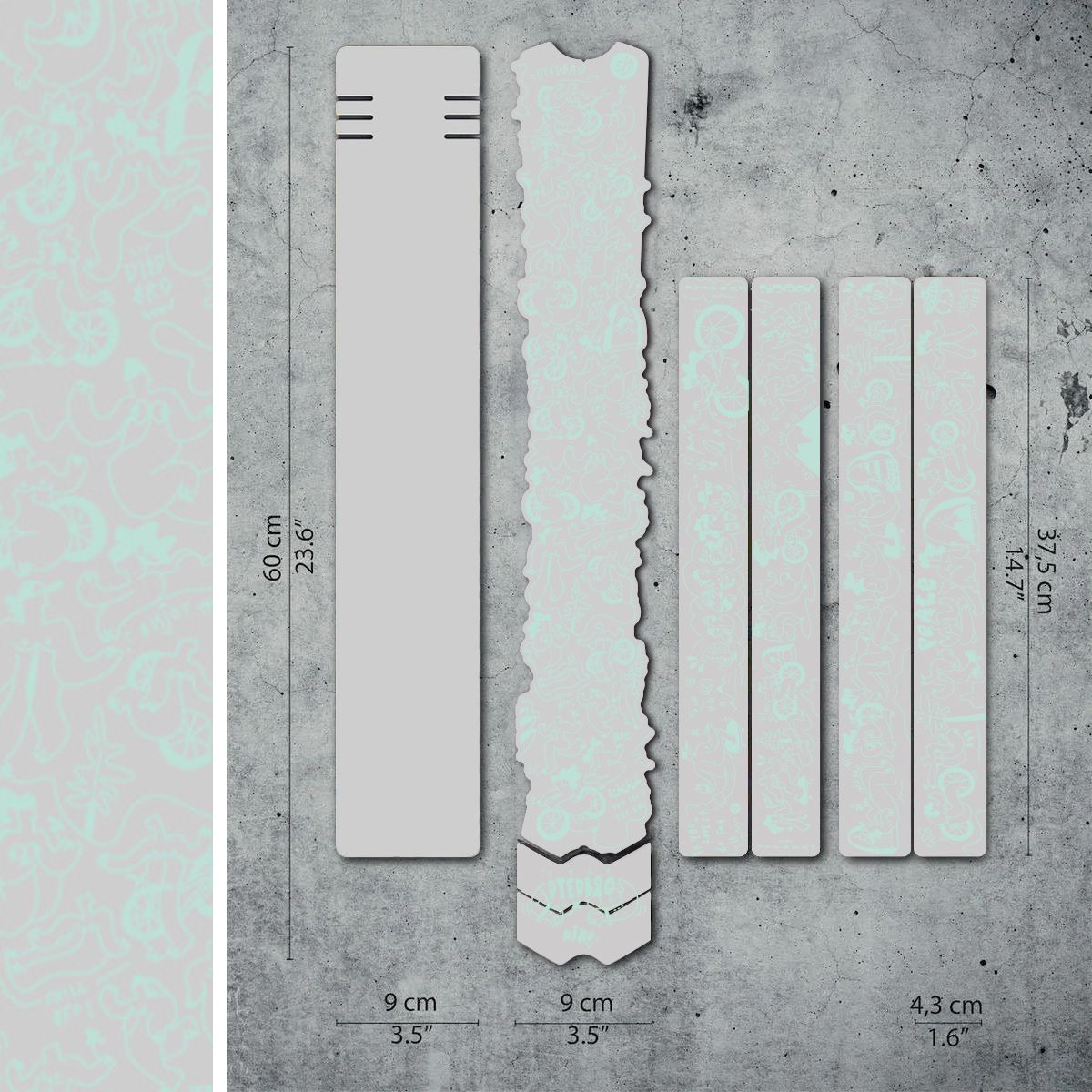 Dyedbro Mtb Frame Protection Artist Series Kiko Clj