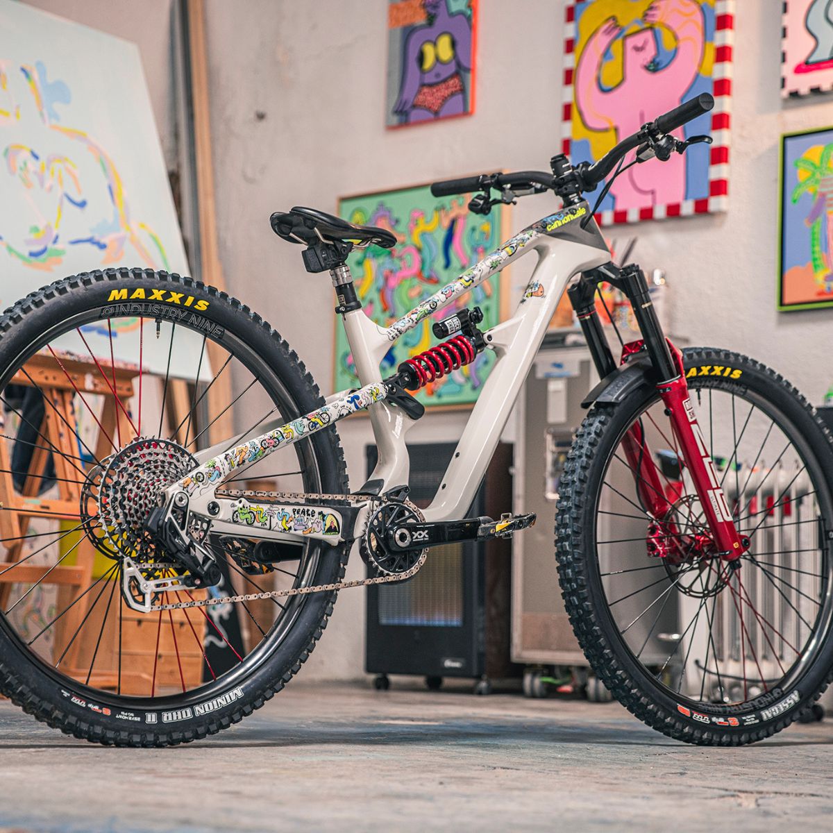 Dyedbro Mtb Frame Protection Artist Series Kiko Clj