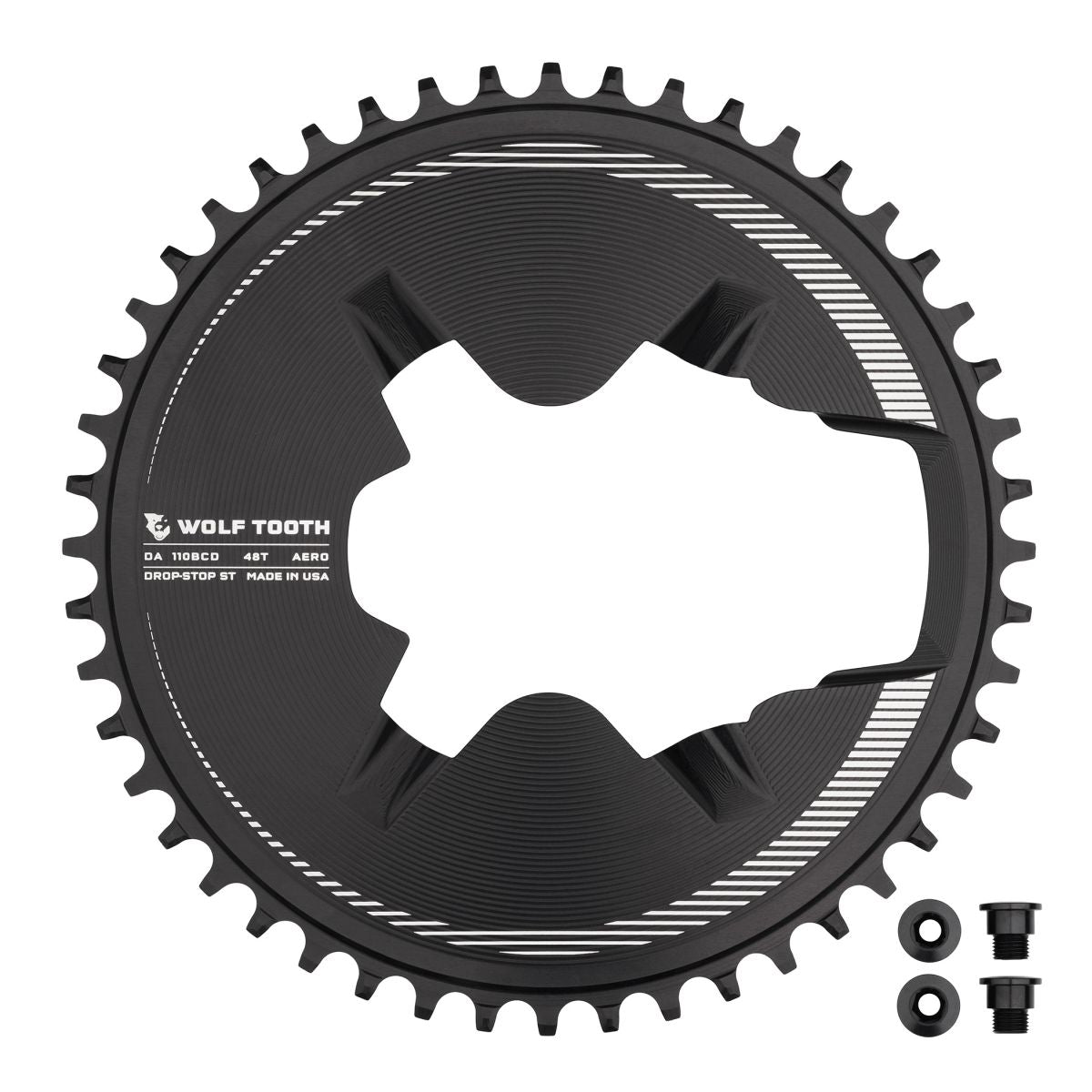 Shimano 9200 Aero 1 X Drop Stop Chainring 110 X 4 Bcd Shimano Hg+